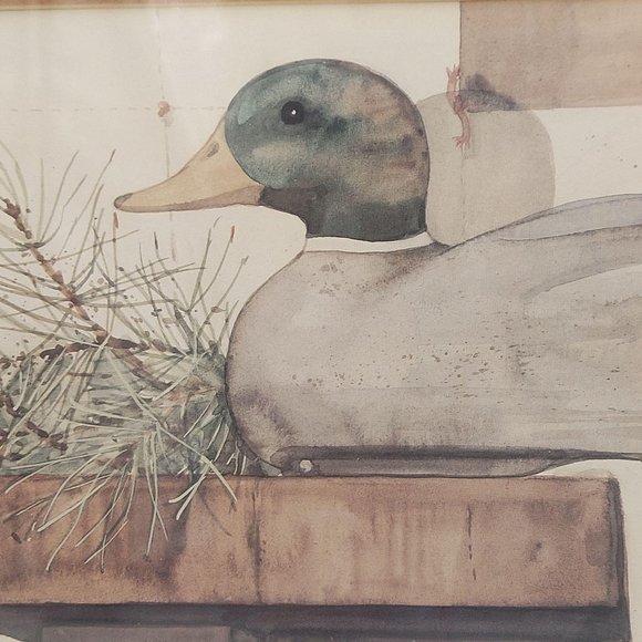 Duck Decoy Limited Edition Print Sandi Gore Evans - Picture 11 of 13